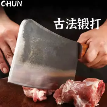 1 кг нож для измельчения ручной работы кованый кухонный нож для костей Мясник лучшие инструменты прочное твердое лезвие измельчитель Kithen нож кованый нож