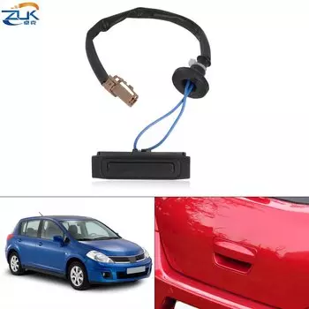 1 кнопка блокировки багажника, кнопка спуска задней двери, переключатель открывания для Nissan Tiida Versa Latio C11 2005 2006 2007 2008 2009 2010 2011