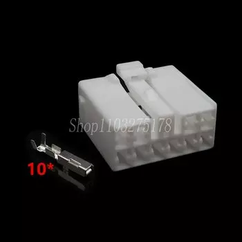 1 компл., 10-контактный разъем MG641059 MG651056, автомобильный разъем RAV4 «папа», «мама», незапечатанный, для Toyota Camry Corolla Ralink