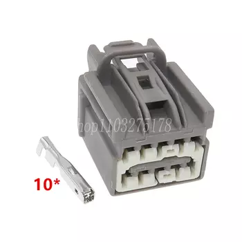 1 компл. 10 контактов 7282-6455-40 7283-6455-40 Автомобильное зеркало заднего вида Кабельный разъем штекер гнездовой разъем для Ford Focus