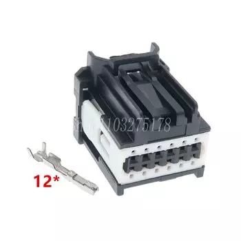 1 компл. 12 контактов 34729-0120 347290120 автомобильный радиолокационный ремень, штепсельная Вилка для Buick Cadillac, Автомобильный Кабель, розетка