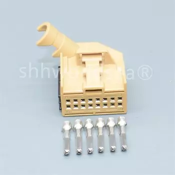 1 компл. 16 контактов автомобильный разблокированный разъем для Audi VW 8E0972416A блок управления радаром автомобильным шлюзом, проводной разъем с проводами