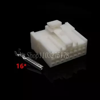 1 компл. 16 контактов MG610360 7123-7169 модифицированный шнур питания, разъем автомобильного CD аудиопровода, розетка AUX вилка модификации для Mazda