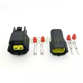 1 компл. 2-контактный разъем для экскаватора, для Sany, Hyundai, KOBELCO SK75 200 250 300 350, разъем для электромагнитного клапана 174354-2 174352-2