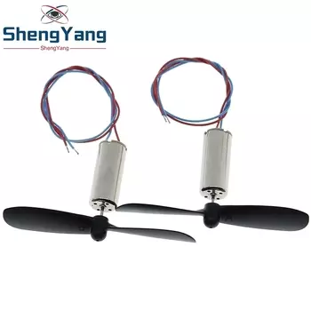 1 компл. = 2 шт. DC3.7-4.2V 716 7*16 мм TZT Micro DIY вертолет бессердечный двигатель постоянного тока с пропеллером большой крутящий момент высокоскоростной двигатель