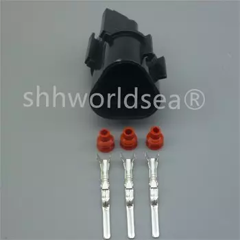 1 компл., 3-контактный способ, Мужская и Женская водонепроницаемая электрическая проволока, автомобильный разъем, PB621-03020 PB625-03027, датчик фары