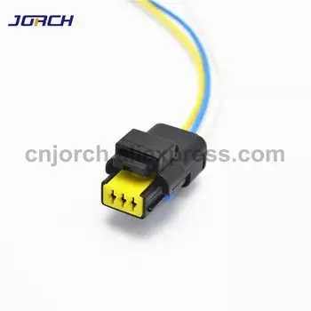 1 компл. 3-контактный Женский Водонепроницаемый Автомобильный Электрический провод, fci пластиковый корпус, штекер 211Pc032S0049 с кабелем 15 см