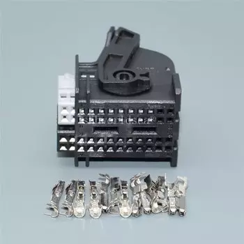 1 компл., 40 контактов, 0,6 мм, 967286-1, гнездо, штекер, автомобильный электрический кабель, гнездо, автомобильная проводка, жгут проводов, разъем, вилка