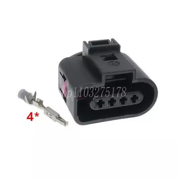 1 компл., 4 контакта 1J0973704 1K0973804 42121400 42064400 1717893, Водонепроницаемый Автомобильный датчик давления, кабельный разъем для VW Audi