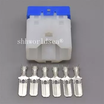 1 компл. 6-контактный Автомобильный Электрический проводной разъем, резистор управления скоростью вентилятора, вилка для VW BMW Toyota NISSAN и PH772-06015