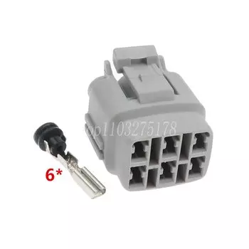 1 компл. 6 контактов 6188-0382 6180-6777 Автомобильный датчик зажигания проводной разъем водонепроницаемый пластиковый корпус разъем для Toyota Honda 6187-6561