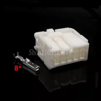 1 компл., 8-контактный Автомобильный штекер, гнездовой разъем 6098-4670 6098-4661, электрический соединитель жгута проводов для Honda