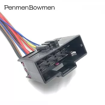 1 комплект, 10-контактные разъемы для электрического кабеля с подогревом сиденья, штекер жгута проводов для 7L 0972762 8Е 0972710