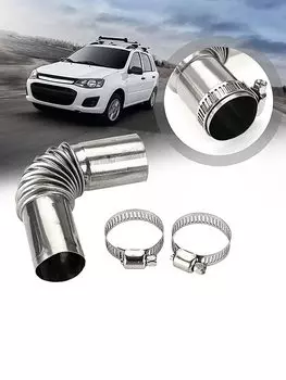 1 комплект 24 мм локоть трубы воздушный парковочный отопитель выхлопная труба соединитель локтя с зажимом для лодки обогреватель автомобильные нагревательные детали