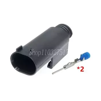 1 комплект, 2 контакта, 1-967570-3 1-967644-1 8E0973202, мужской или женский разъем для наружной температуры, автомобильный фоторазъем