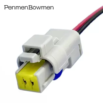 1 комплект, 2-контактные автомобильные фары, рулевые фонари, лампа динамика, разъемы для электрического кабеля, разъем жгута проводов 211PC022S8049 для Peugeot