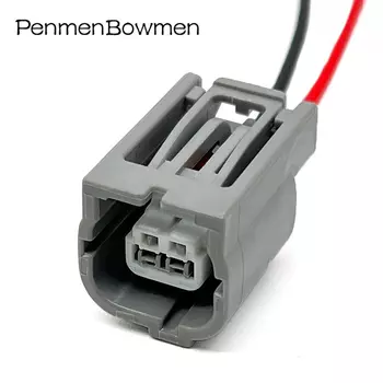 1 комплект, 2-контактный противотуманный фонарь, разъемы для электрического кабеля, разъем жгута проводов для Honda Accord Odyssey Civic 7287-8642-40