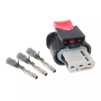 1 комплект, 3-контактный 35126369 автомобильный передний и задний радар заднего хода, проводной соединитель для Tesla Auto, водонепроницаемый фотоэлемент