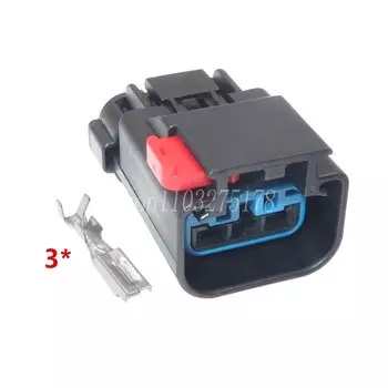 1 комплект, 3-контактный 54200308 54200312 Автомобильный разъем датчика распределительного вала, автоматический водонепроницаемый разъем провода, водонепроницаемая розетка
