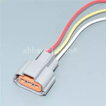 1 комплект, 3-контактный автоматический водонепроницаемый разъем датчика, вилка PU465-03127 для JAC Mitsubishi EVO Outlander Pajero, вилка катушки зажигания