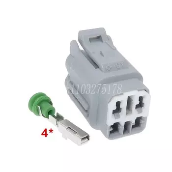 1 комплект, 4 контакта, 6188-0217, 6189-0217, 90980-11292, автомобильный водонепроницаемый разъем, передняя деталь для Toyota