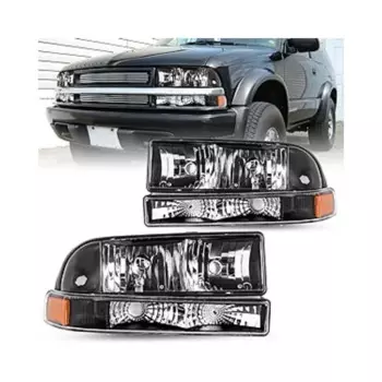 1 комплект, 4 шт., фара для Chevrolet Chevy S10 Blazer 1998 1999 2000 2001 2002 2003 2004 без света