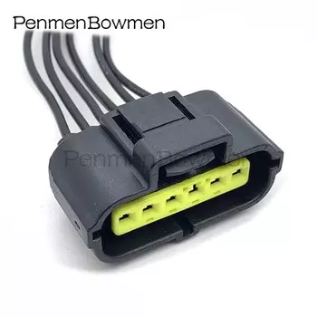 1 комплект, 6-контактный автомобильный бензиновый насос, педаль акселератора, электронный разъем, жгут проводов для Ford Focus KIA Hyundai Mitsubishi 184060 -1