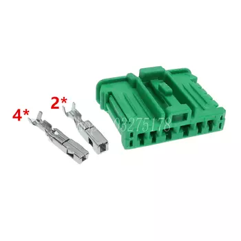 1 комплект, 6 контактов 98825-1065 98821-1065, автомобильный фонарь, резистор, проводной разъем для Citroen Peugeot, задние фонари