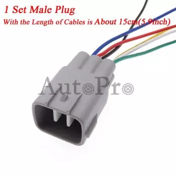 1 комплект, 6 отверстий, Автомобильный штекер для педали TS Accel 90980-11663 90980-11194 90980-11193, проводной разъем светильник ильника для Toyota 6188-0175 6189-0323