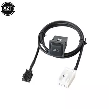 1 комплект автомобильного адаптера AUX-переключателя в розетке с жгутом кабеля для VW1 RCD510 RCD310 RNS315 Jetta 5 MK5 Golf 6 MK6