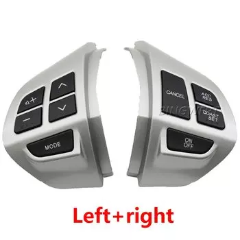 1 комплект автомобильных кнопок управления рулевым колесом с кабелями для Mitsubishi Lancer X Outlander ASX Colt Pajero Sport