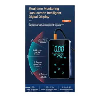 1 комплект, автомобильный беспроводной электрический насос для контроля давления в шинах
