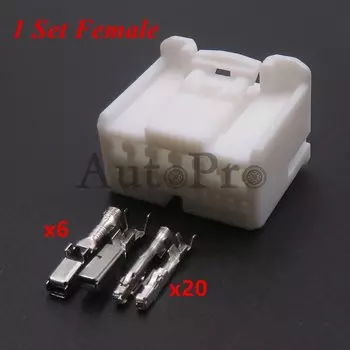 1 комплект, автомобильный разъем 1746863-1 90980-12150 1318757-1 с 26 отверстиями