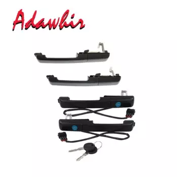 1 комплект для Volkswagen PASSAT B3, внешняя ручка передней двери с замком на ключо 357837205 A 357837206 A 357839205 357839206