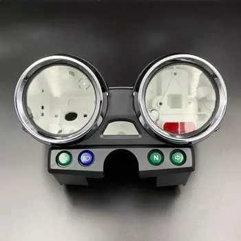 1 комплект, хромированный чехол для мотоциклетного спидометра и тахометра, чехол для датчика скорости для Kawasaki ER5 ER 5 ER-5 ER500