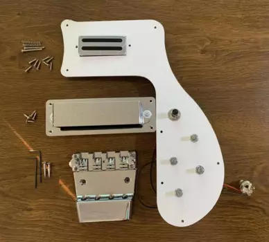 1 комплект из 4003 Ricken 4-струнная электрическая бас-гитара мост/Tailpiece & Pickups + Pickguard аксессуары в наличии скидка