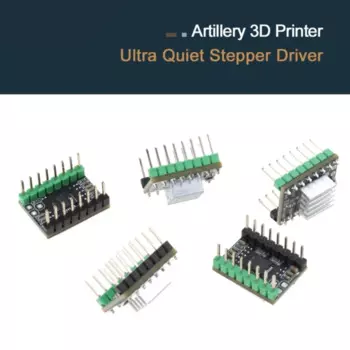 1 комплект, оригинальный шаговый драйвер для 3D-принтера Sidewinder X1 X2 и Genius/Pro Hornet FS31W01, драйвер Genius Pro