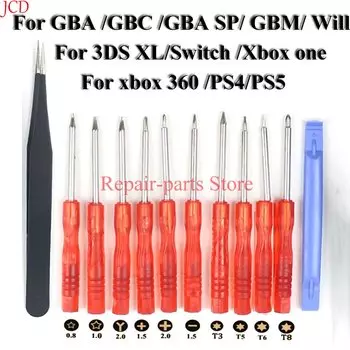 1 комплект отверток, отвертка для Wii GBA SP, инструменты для ремонта DS Lite NDSi Xbox One 360 PS4 Triwing