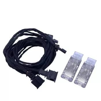 1 комплект подсветильник Ки для ног Footwell, космическая лампа и кабель для J etta Golf MK5 MK6 MK7 Passat B6 Tiguan Sharan POLO 7L0 947 415