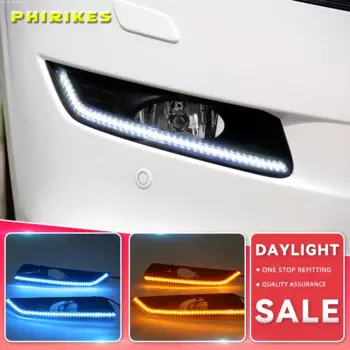 1 комплект светодиодных дневных ходовых огней DRL 12 В ABS, противотуманные фары, аксессуары для фар Honda Crosstour 2011 2012 2013
