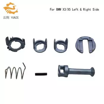 1 комплект, весло для ремонта ствола дверного замка 40 мм 7 шт./компл. для BMW X3 E83 2003-2010 X5 E53 1999-2006, левая и правая стороны