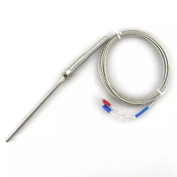 1 м 0-400 C K-тип зонд термопары датчик температуры 1,8 м кабель