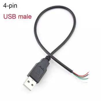 Кабель питания USB 2.0 2 контакта / 4 контакта