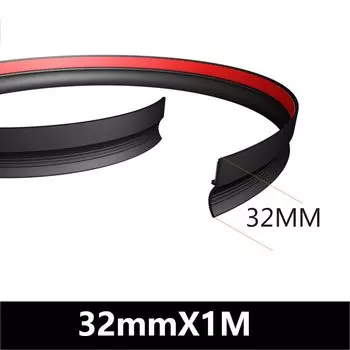 1 м Автомобильная резиновая уплотнительная лента зазор для крышки багажника автомобиля уплотнительная лента для внедорожника хэтчбека верхняя кромка автомобильный пылезащитный герметик аксессуары
