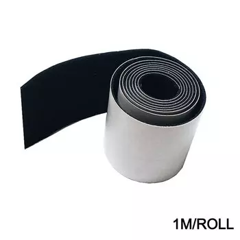 1 м/рулон, черный тканевый фетр с самоклеящимся клеем для скребка для автомобильной пленки, ширина фетра 4,8 см, запасные части в режиме ожидания