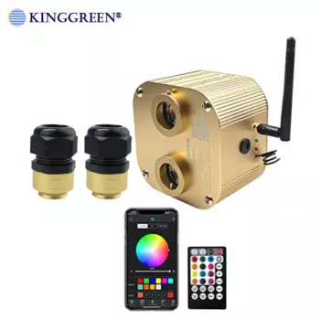 1 Мерцающая лампочка для освещения потолка, 20 Вт, RGBW, Bluetooth, управление через приложение