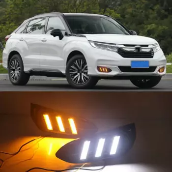 1 Набор для Honda AVANCIER 2020 DRL дневные ходовые огни дневной свет 12 В ABS противотуманная фара крышка с поворотным желтым сигнальным светом