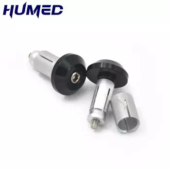 1 пара 14-18 мм винтажные алюминиевые ручки для руля мотоцикла, ползунки на концах с ЧПУ, ручки, крышка, слайдер