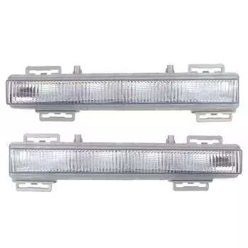 1 пара 2049065401 2049065501 передние дневные ходовые светодиодные огни DRL Противотуманные фары для Mercedes Benz W166 ML350 ML400 X204 GLK350 12-15