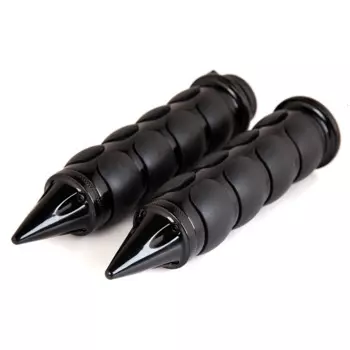 1 пара 25 мм 1 дюйм, 4-кольцевые ручки с воздушной подушкой с дроссельной заслонкой для Harley Honda Kawasaki Suzuki Yamaha Bikes Cruiser Chopper Custom